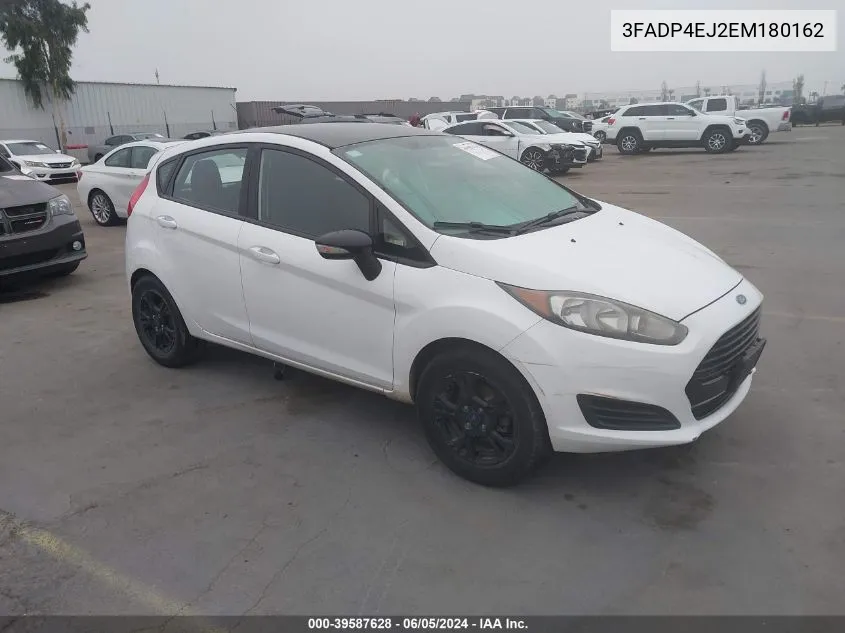 2014 Ford Fiesta Se VIN: 3FADP4EJ2EM180162 Lot: 39587628