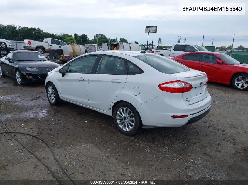 3FADP4BJ4EM165540 2014 Ford Fiesta Se