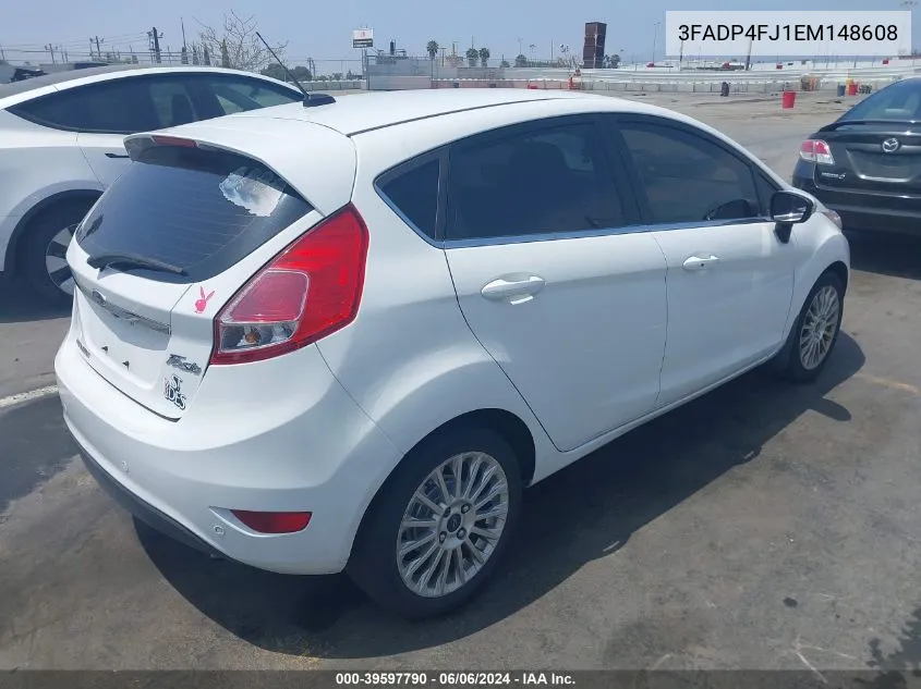 3FADP4FJ1EM148608 2014 Ford Fiesta Titanium