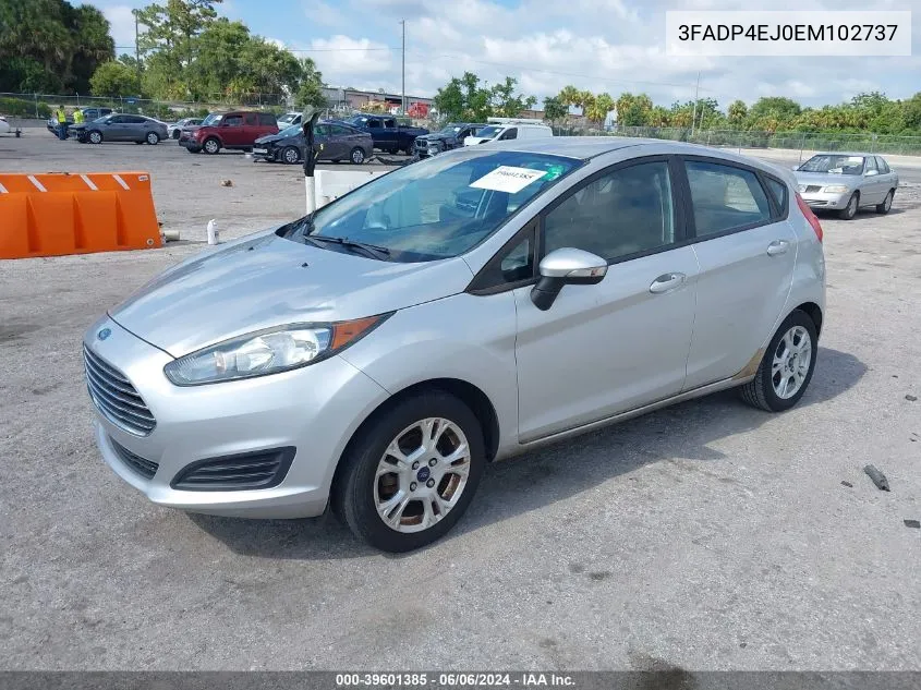 3FADP4EJ0EM102737 2014 Ford Fiesta Se