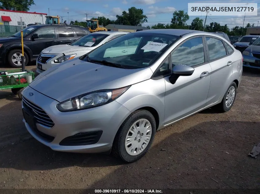 2014 Ford Fiesta S VIN: 3FADP4AJ5EM127719 Lot: 39610917