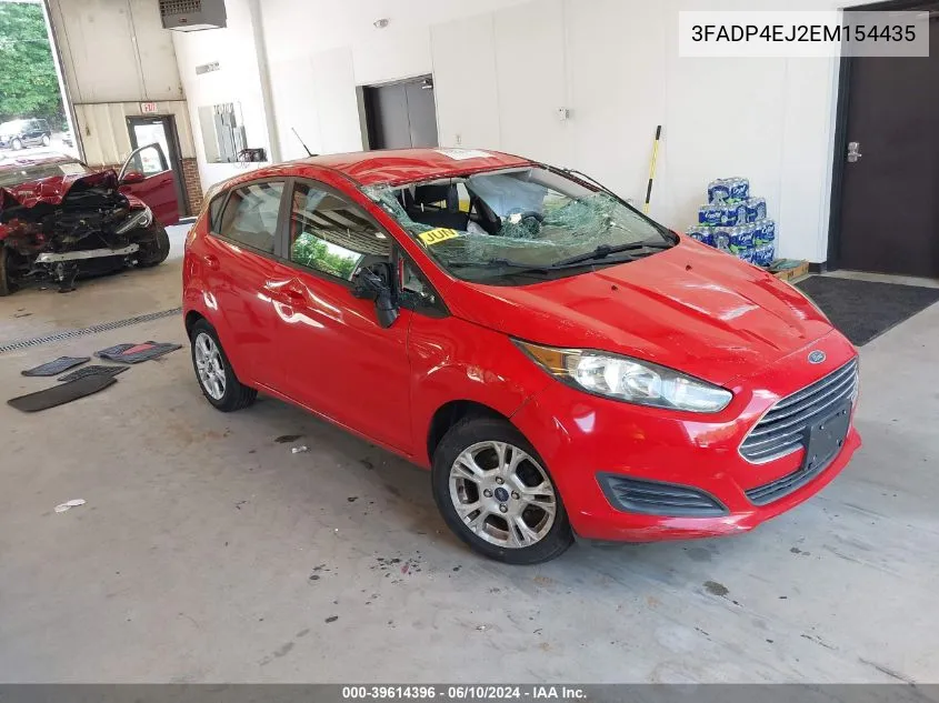 2014 Ford Fiesta Se VIN: 3FADP4EJ2EM154435 Lot: 39614396