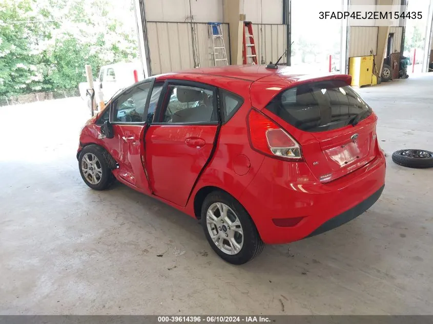 3FADP4EJ2EM154435 2014 Ford Fiesta Se