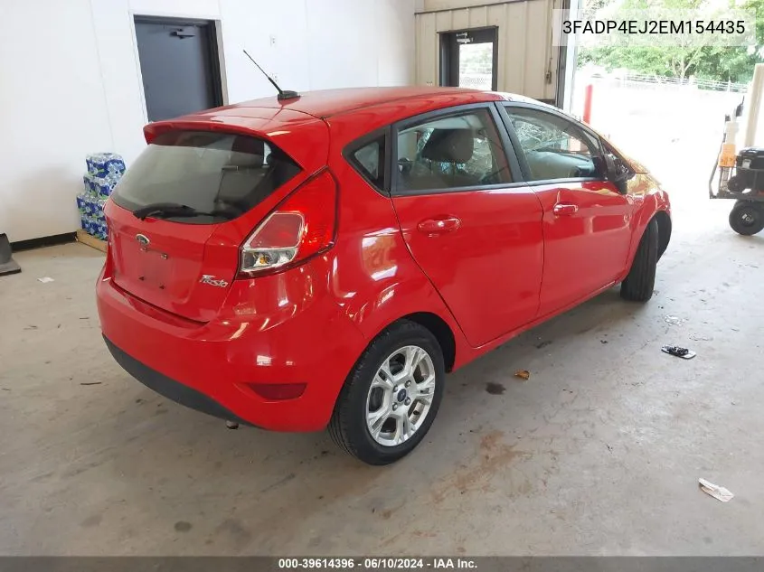 2014 Ford Fiesta Se VIN: 3FADP4EJ2EM154435 Lot: 39614396