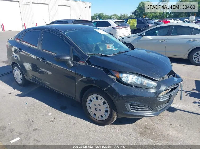 2014 Ford Fiesta S VIN: 3FADP4AJ4EM133463 Lot: 39628752