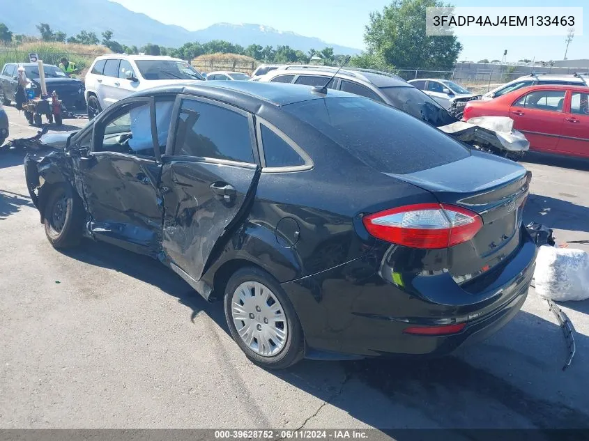 2014 Ford Fiesta S VIN: 3FADP4AJ4EM133463 Lot: 39628752