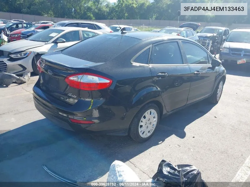 2014 Ford Fiesta S VIN: 3FADP4AJ4EM133463 Lot: 39628752