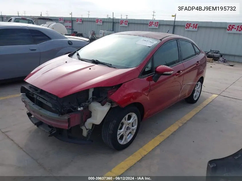 2014 Ford Fiesta Se VIN: 3FADP4BJ9EM195732 Lot: 39637360