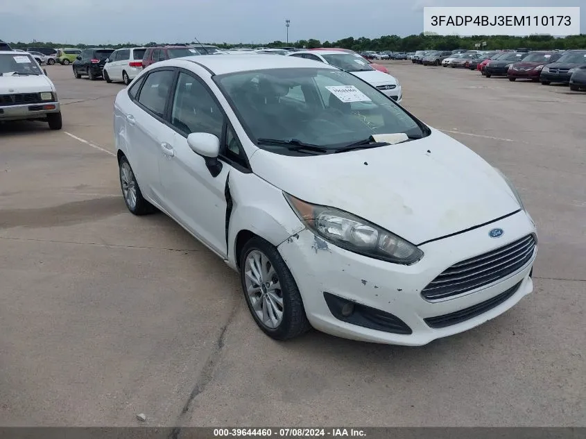 3FADP4BJ3EM110173 2014 Ford Fiesta Se