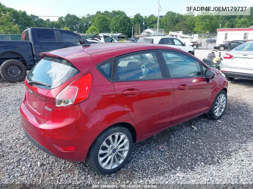 3FADP4EJ0EM179737 2014 Ford Fiesta Se