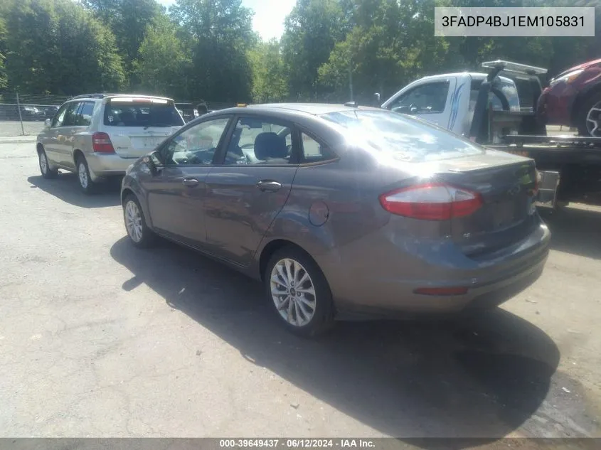 3FADP4BJ1EM105831 2014 Ford Fiesta Se