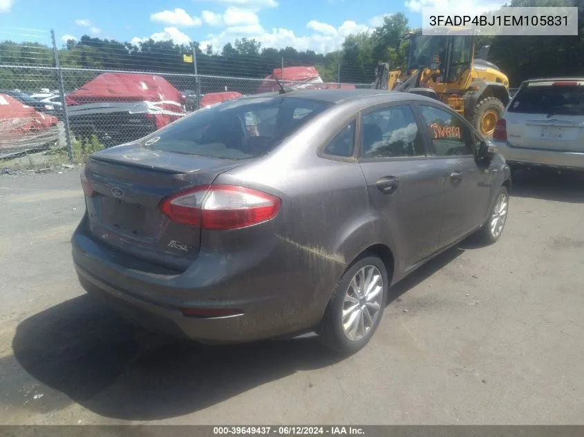 3FADP4BJ1EM105831 2014 Ford Fiesta Se