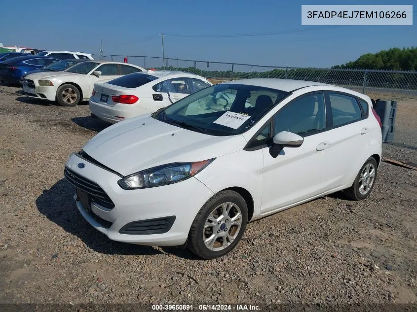 2014 Ford Fiesta Se VIN: 3FADP4EJ7EM106266 Lot: 39650891