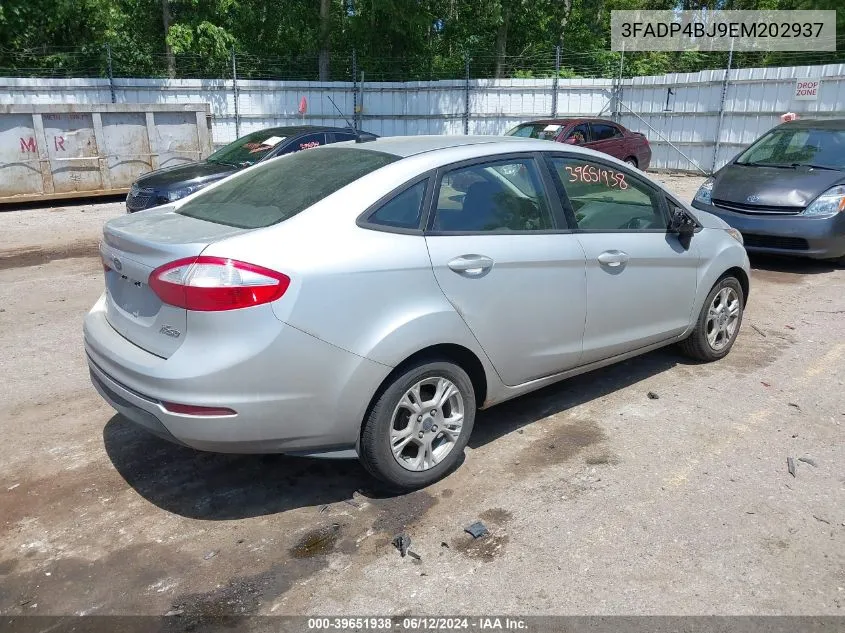 3FADP4BJ9EM202937 2014 Ford Fiesta Se