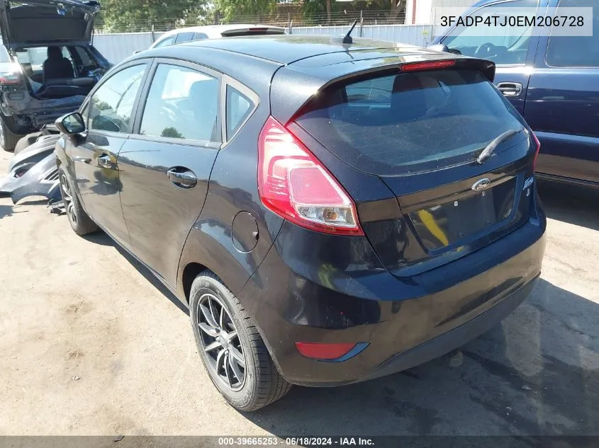 3FADP4TJ0EM206728 2014 Ford Fiesta S