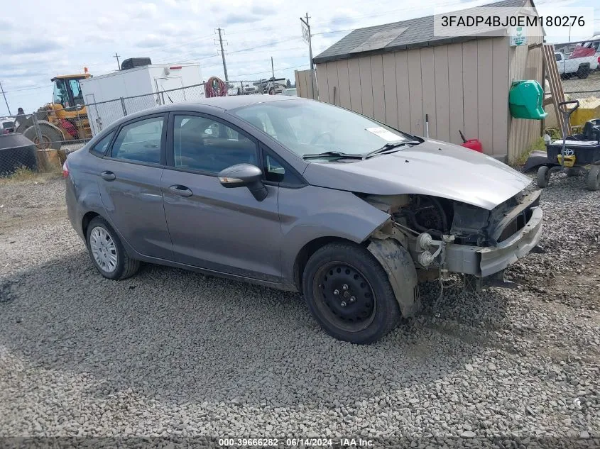 2014 Ford Fiesta Se VIN: 3FADP4BJ0EM180276 Lot: 39666282