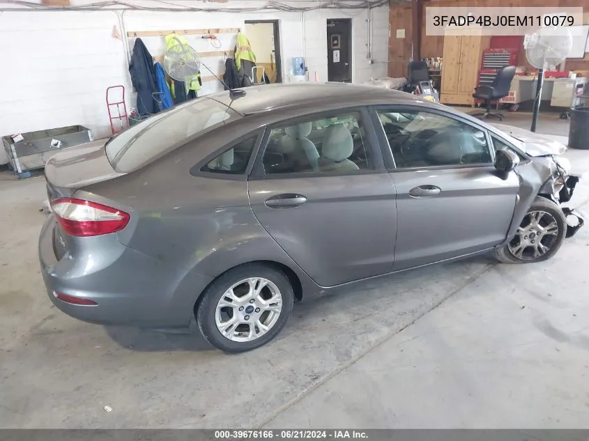 3FADP4BJ0EM110079 2014 Ford Fiesta Se