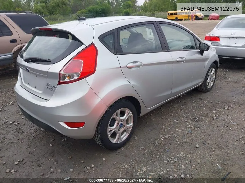 2014 Ford Fiesta Se VIN: 3FADP4EJ3EM122075 Lot: 39677799