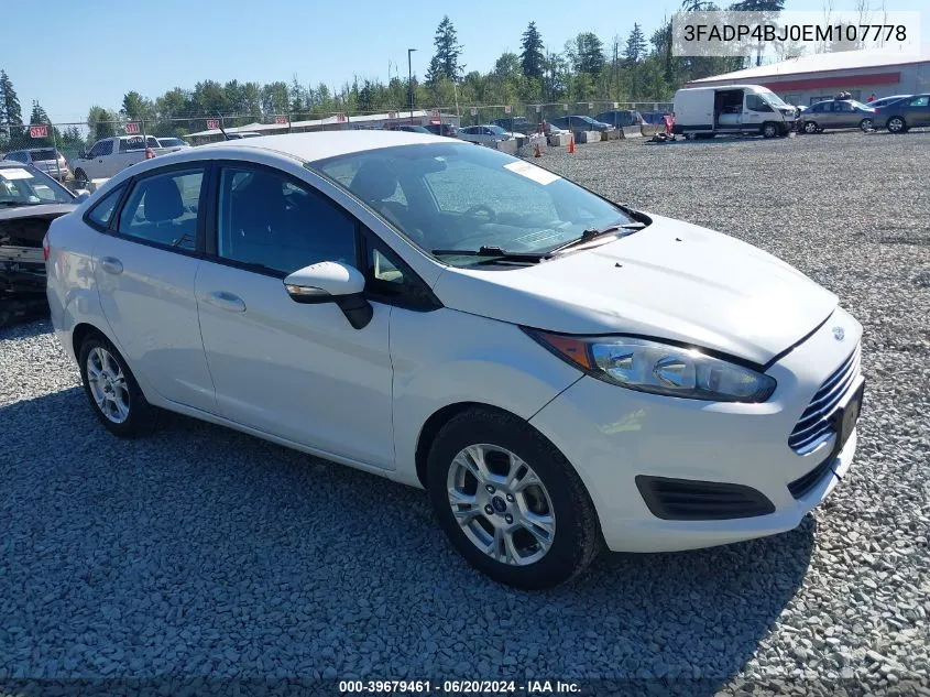 3FADP4BJ0EM107778 2014 Ford Fiesta Se