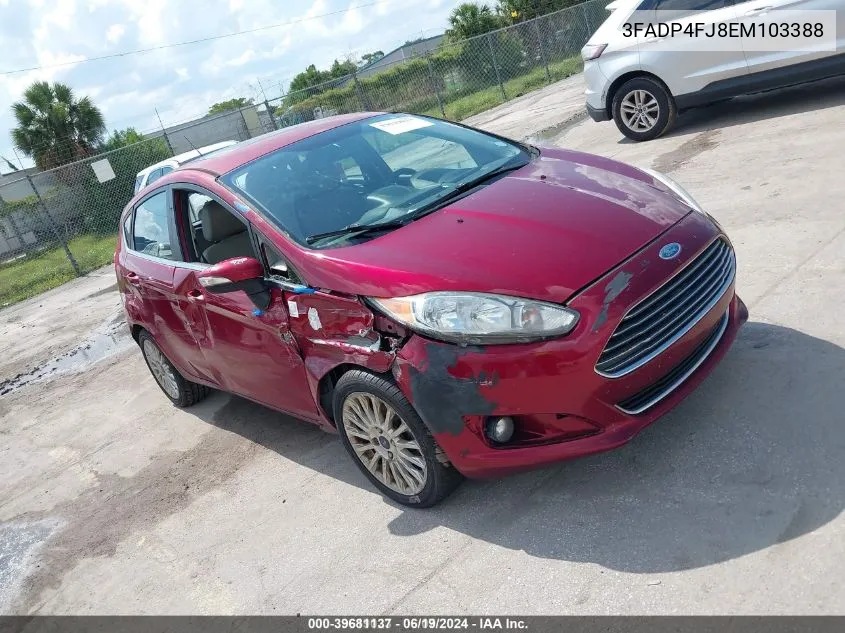 3FADP4FJ8EM103388 2014 Ford Fiesta Titanium