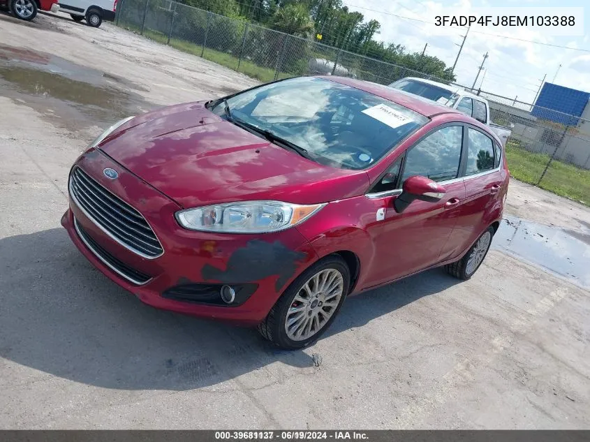 3FADP4FJ8EM103388 2014 Ford Fiesta Titanium