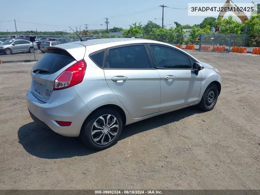 2014 Ford Fiesta S VIN: 3FADP4TJ2EM162425 Lot: 39692324