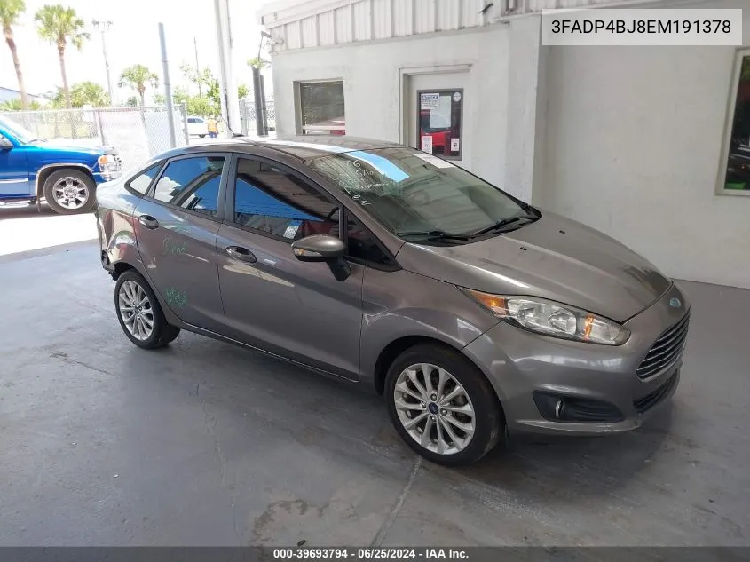 3FADP4BJ8EM191378 2014 Ford Fiesta Se