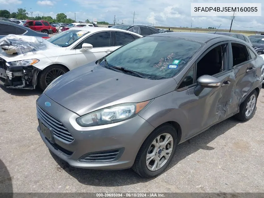 2014 Ford Fiesta Se VIN: 3FADP4BJ5EM160055 Lot: 39695094