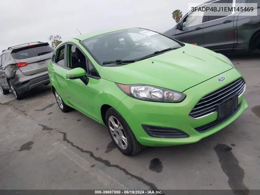 2014 Ford Fiesta Se VIN: 3FADP4BJ1EM145469 Lot: 39697080