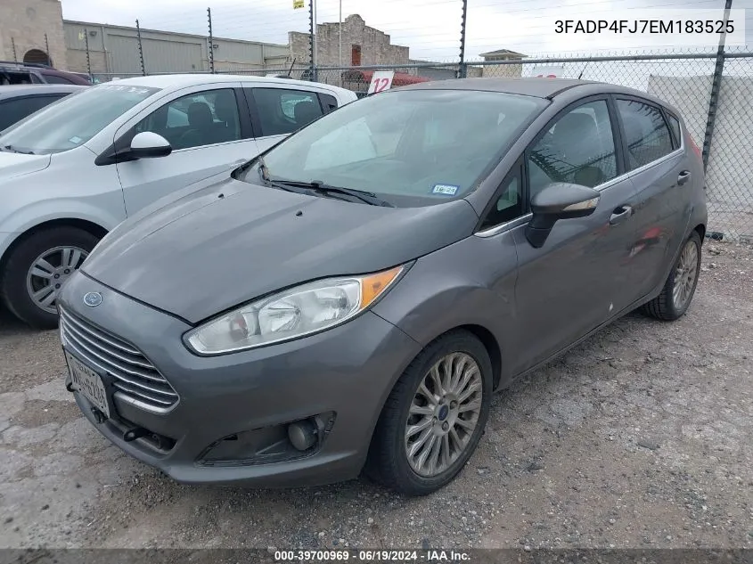 2014 Ford Fiesta Titanium VIN: 3FADP4FJ7EM183525 Lot: 39700969