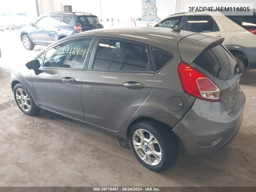 3FADP4EJ6EM116805 2014 Ford Fiesta Se