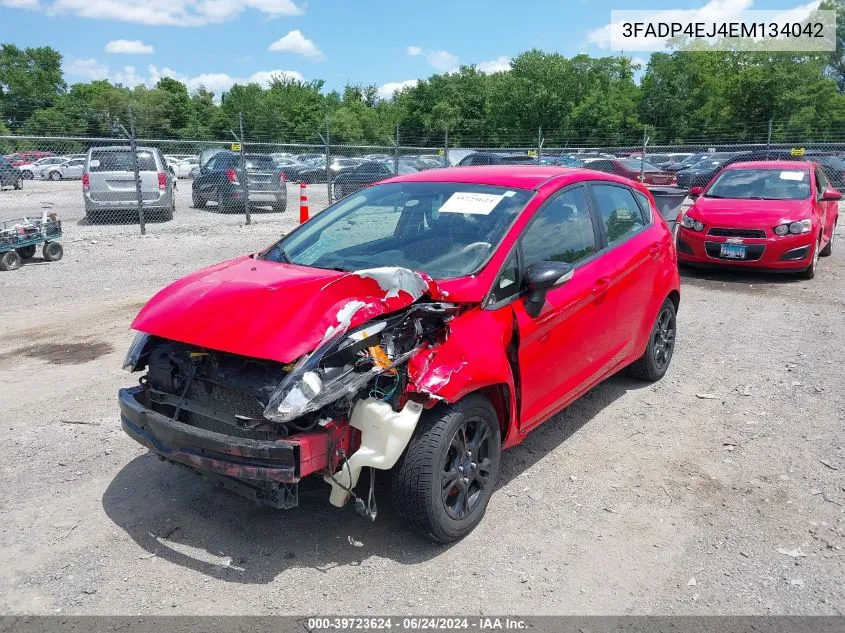 2014 Ford Fiesta Se VIN: 3FADP4EJ4EM134042 Lot: 39723624