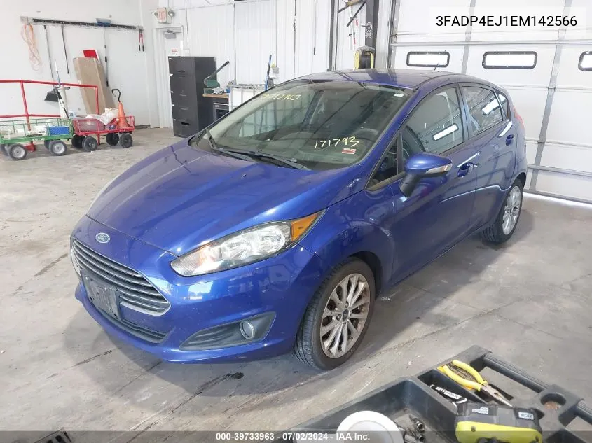 2014 Ford Fiesta Se VIN: 3FADP4EJ1EM142566 Lot: 39733963