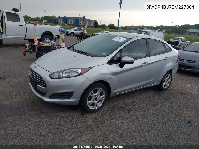 2014 Ford Fiesta Se VIN: 3FADP4BJ7EM227884 Lot: 39745930