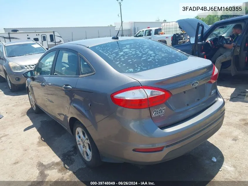 3FADP4BJ6EM160355 2014 Ford Fiesta Se