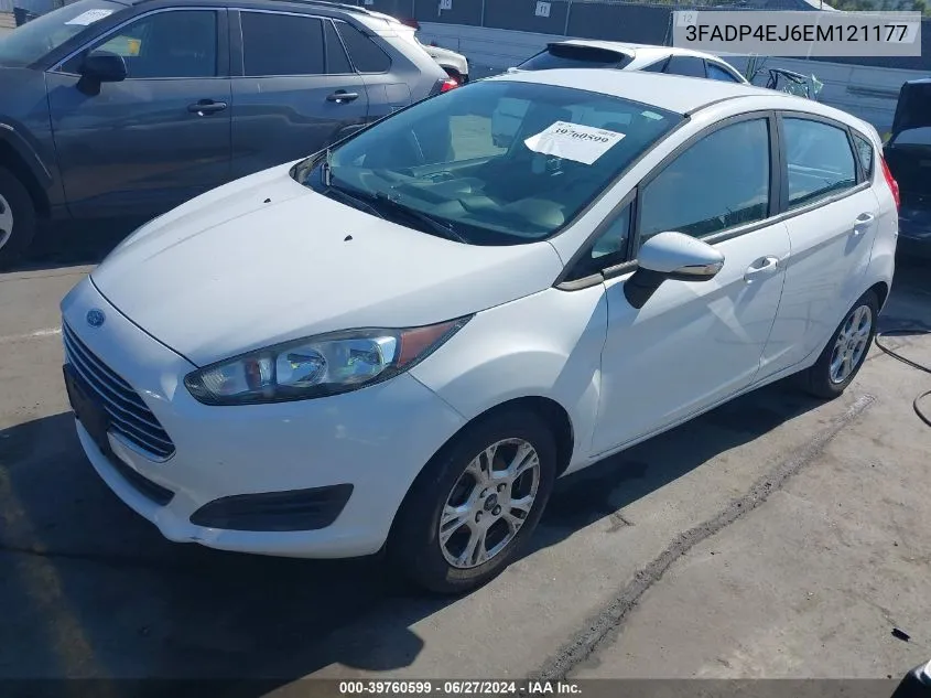 2014 Ford Fiesta Se VIN: 3FADP4EJ6EM121177 Lot: 39760292