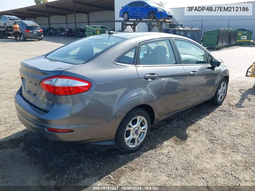 3FADP4BJ7EM212186 2014 Ford Fiesta Se