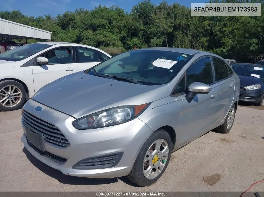 2014 Ford Fiesta Se VIN: 3FADP4BJ1EM173983 Lot: 39777227