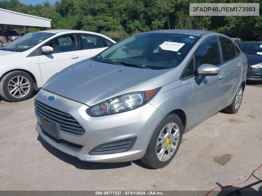 2014 Ford Fiesta Se VIN: 3FADP4BJ1EM173983 Lot: 39777227