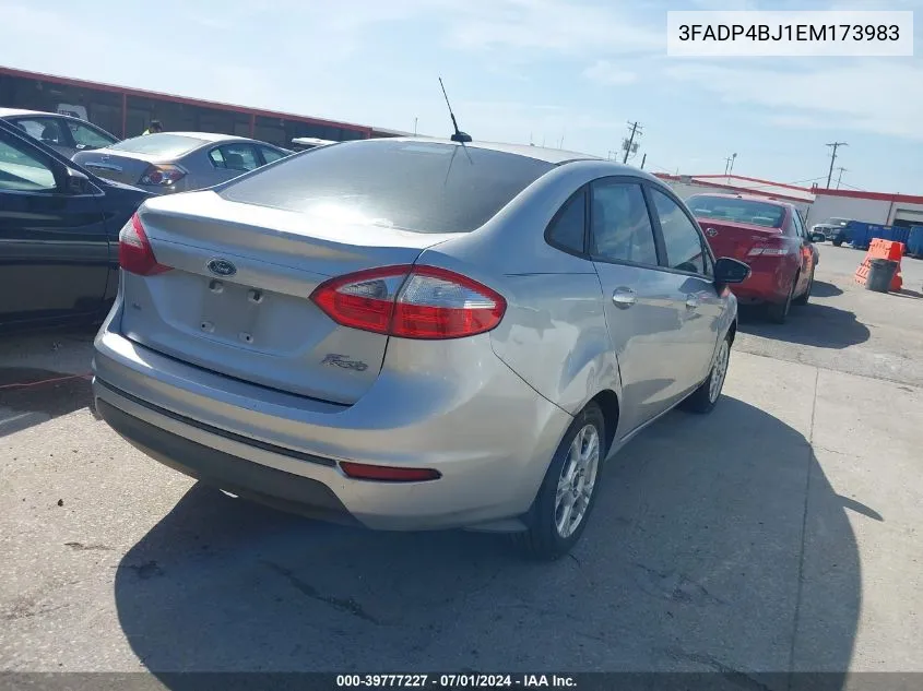 2014 Ford Fiesta Se VIN: 3FADP4BJ1EM173983 Lot: 39777227