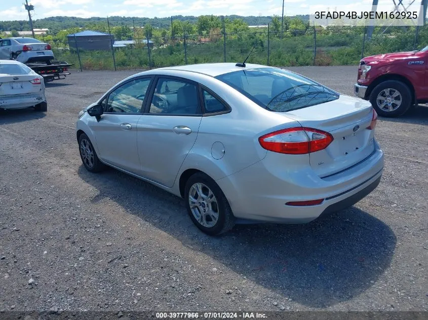 2014 Ford Fiesta Se VIN: 3FADP4BJ9EM162925 Lot: 39777966