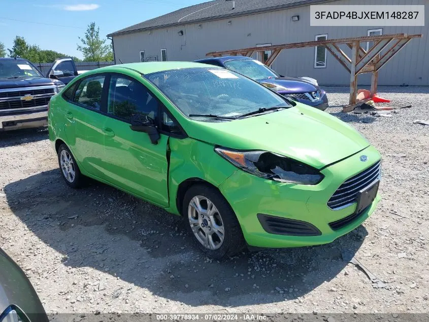 3FADP4BJXEM148287 2014 Ford Fiesta Se