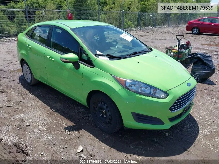 2014 Ford Fiesta Se VIN: 3FADP4BE8EM179539 Lot: 39794683