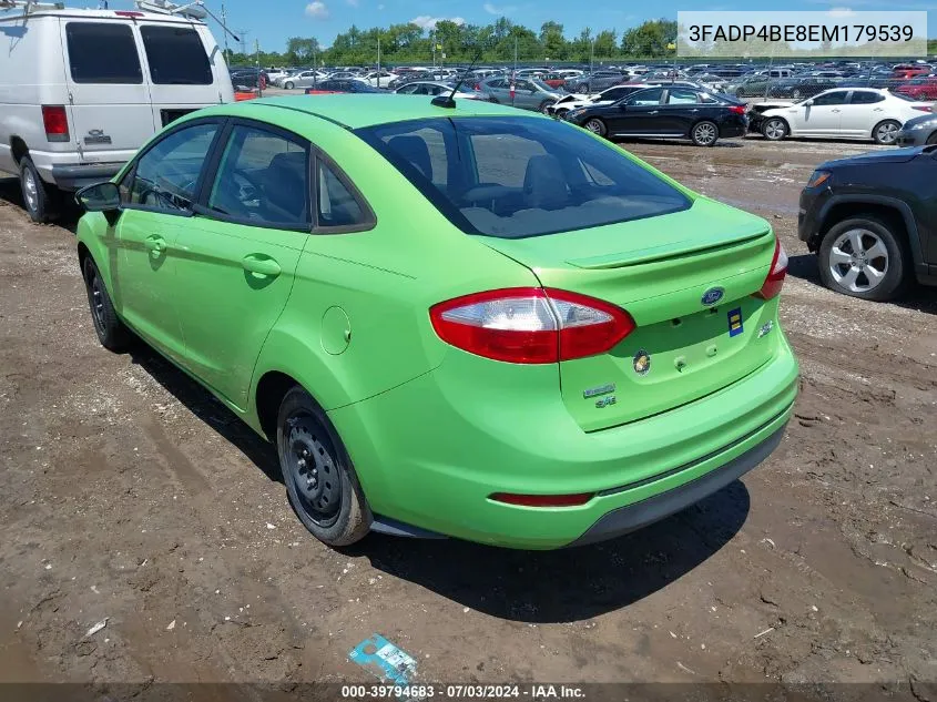 3FADP4BE8EM179539 2014 Ford Fiesta Se