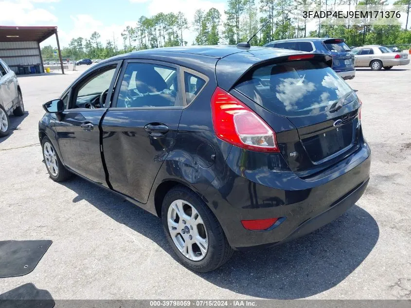 2014 Ford Fiesta Se VIN: 3FADP4EJ9EM171376 Lot: 39798059