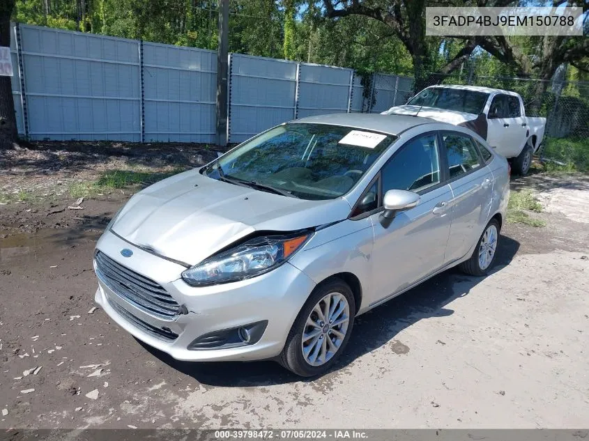 2014 Ford Fiesta Se VIN: 3FADP4BJ9EM150788 Lot: 39798472