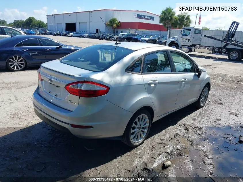 3FADP4BJ9EM150788 2014 Ford Fiesta Se