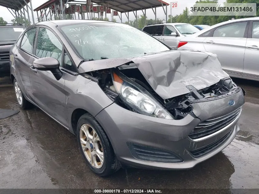 3FADP4BJ8EM131486 2014 Ford Fiesta Se