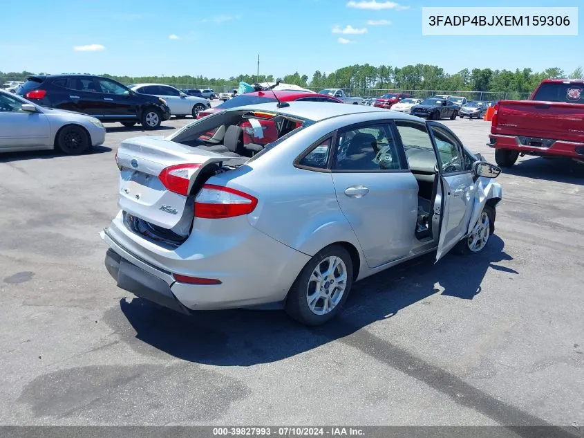 2014 Ford Fiesta Se VIN: 3FADP4BJXEM159306 Lot: 39827993