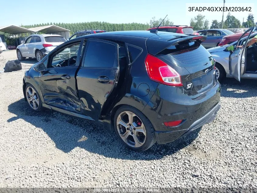 3FADP4GXXEM203642 2014 Ford Fiesta St